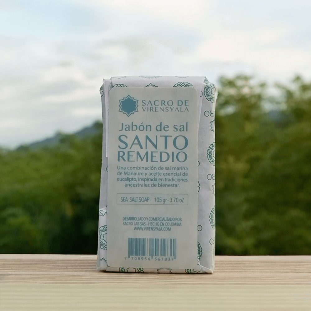 jabón corporal de sal santo remedio Sacro