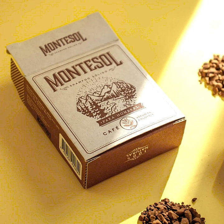 shampoo de café para hombre montesol