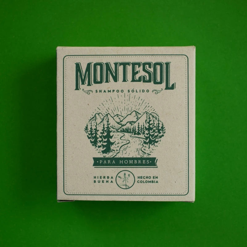Shampoo en barra para hombre Montesol