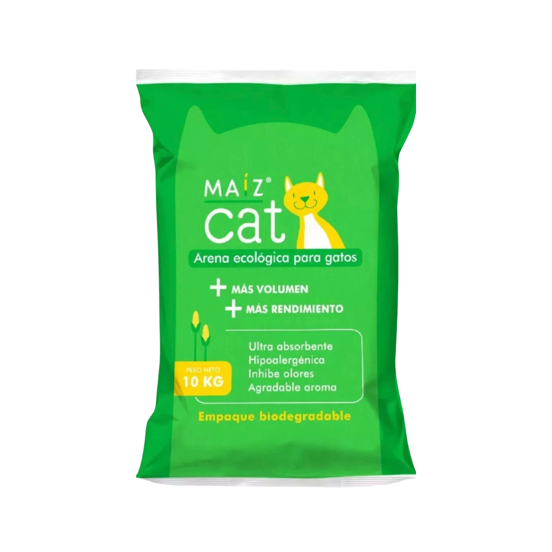 Arena ecológica para Gatos Maiz Cat