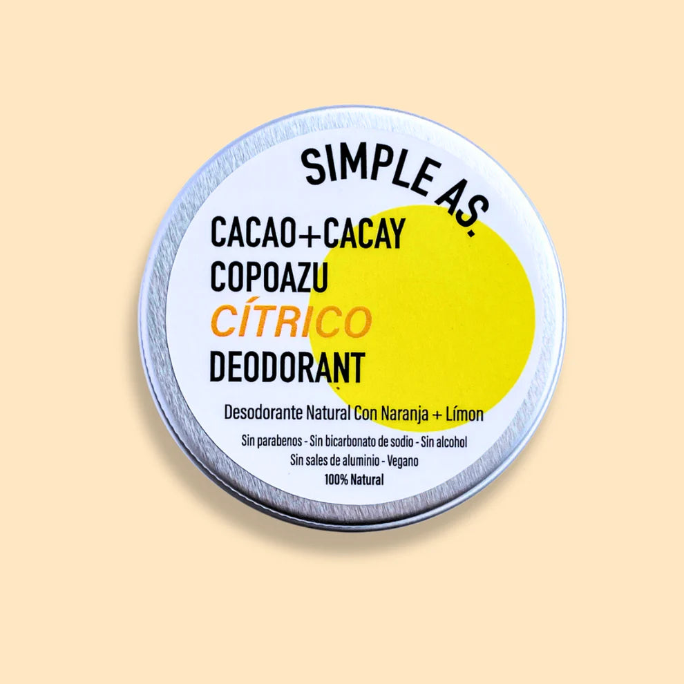 Desodorante natural en crema Cítrico Simple As