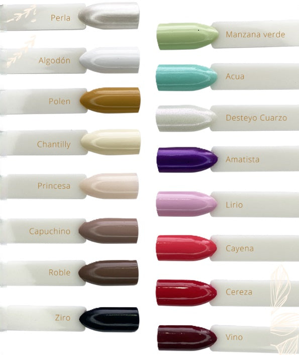 Esmaltes para uñas 20 free Desteyo Natural