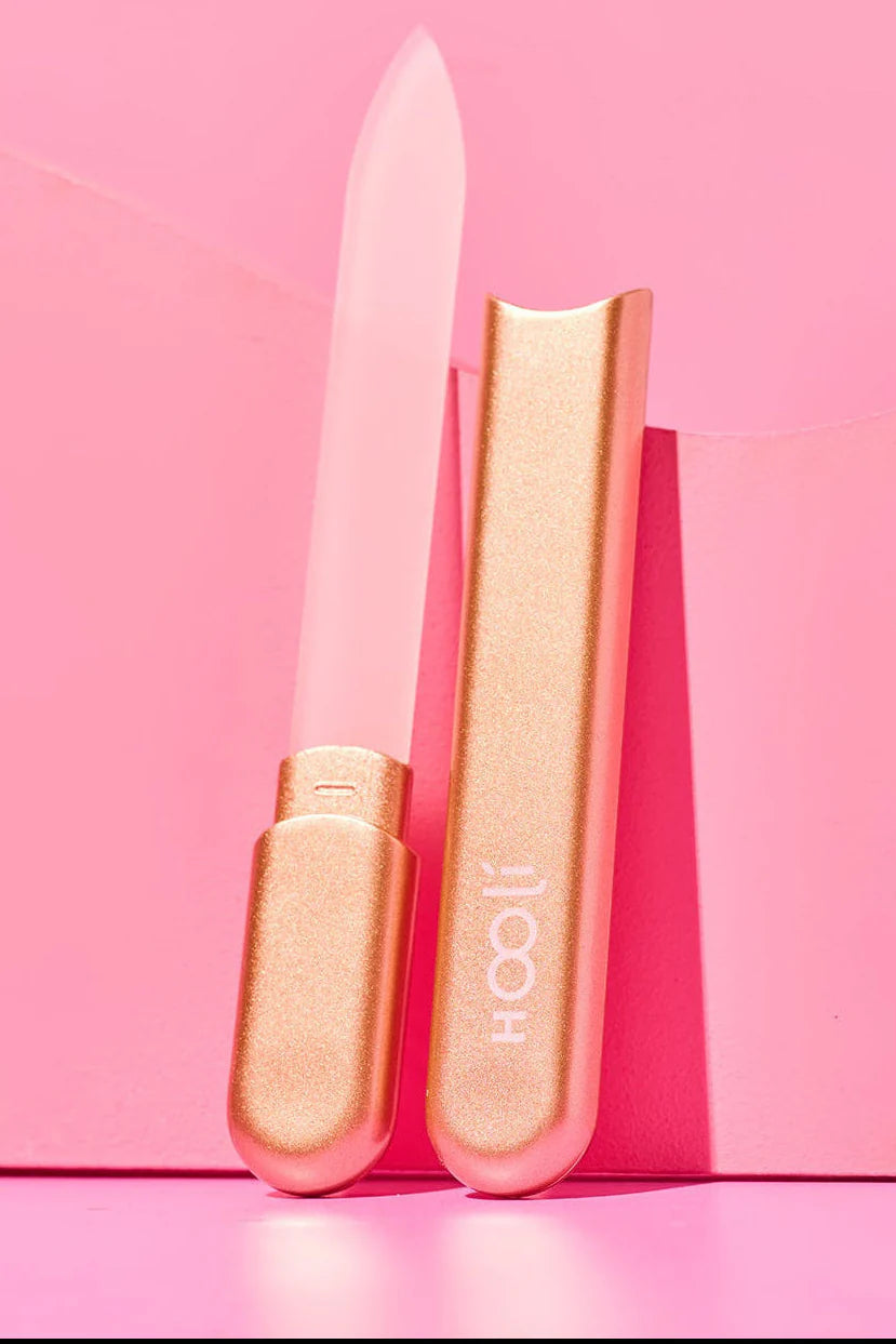 lima en cristal con estuche Hooli