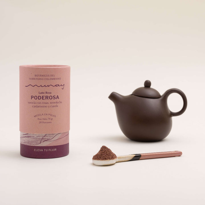 Polvo latte de rosas Poderosa Munay