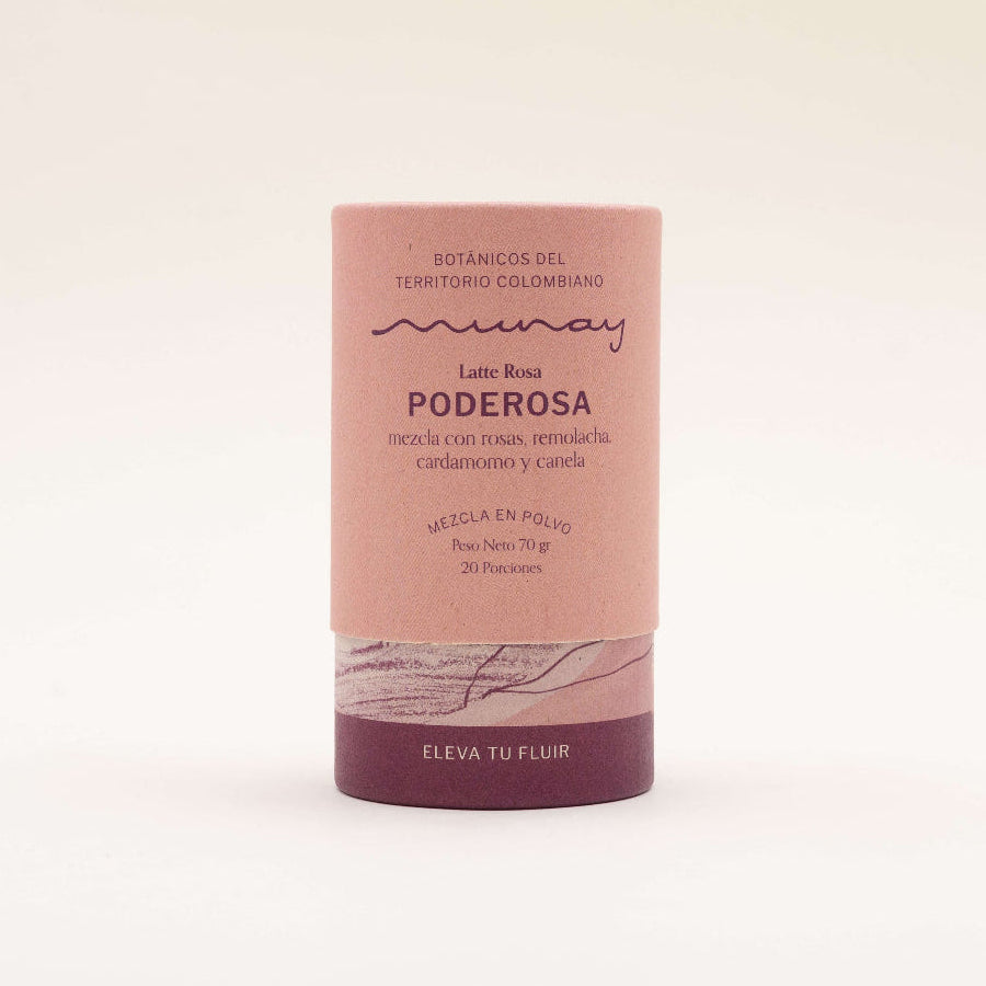 Polvo latte de rosas Poderosa Munay