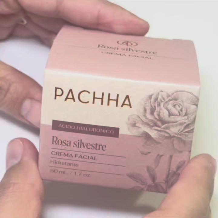 Crema facial Hidratante de Rosas Pachha