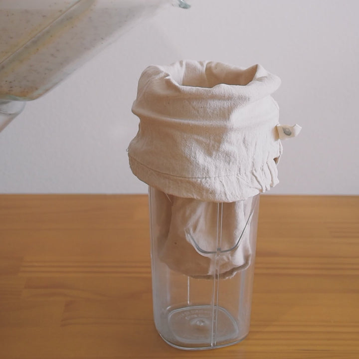 Filtro para leche vegetal