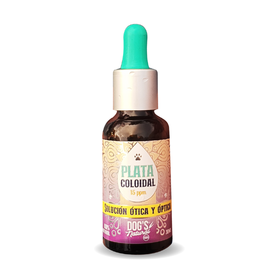 Plata Coloidal Solución Ótica y Óptica para mascotas Natural Care