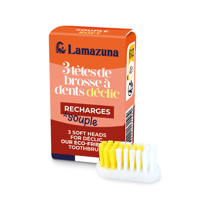 Repuestos cepillo de dientes La Mazuna 3 Unds.