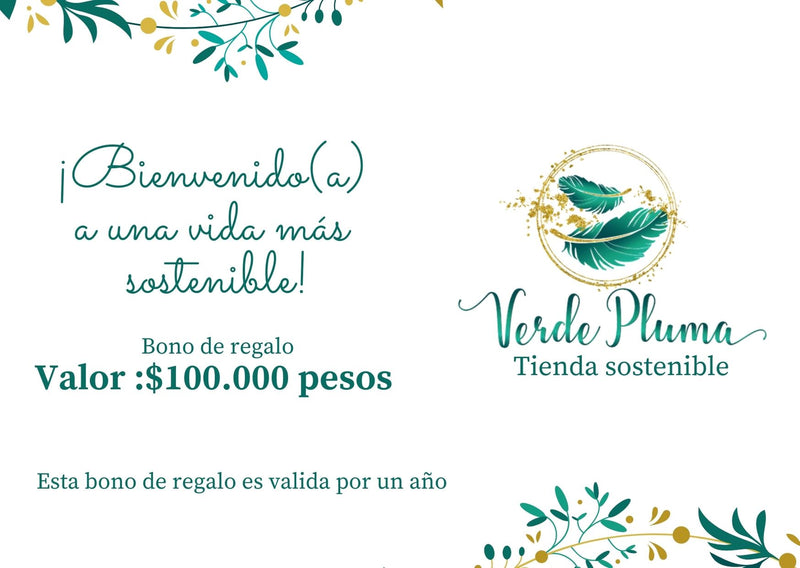 Bono de Regalo Verde Pluma