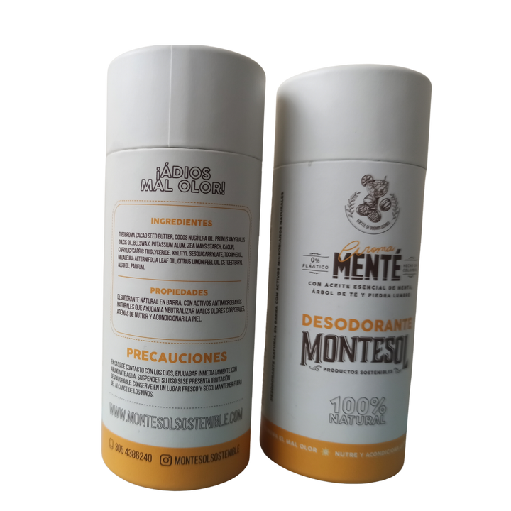 Desodorante Montesol Menté ( menta y té)