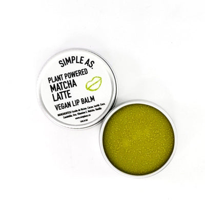 Balsamo labial de té matcha + latte Simple As
