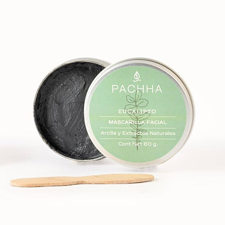 Mascarilla Facial - Eucalipto y Carbón Pachha