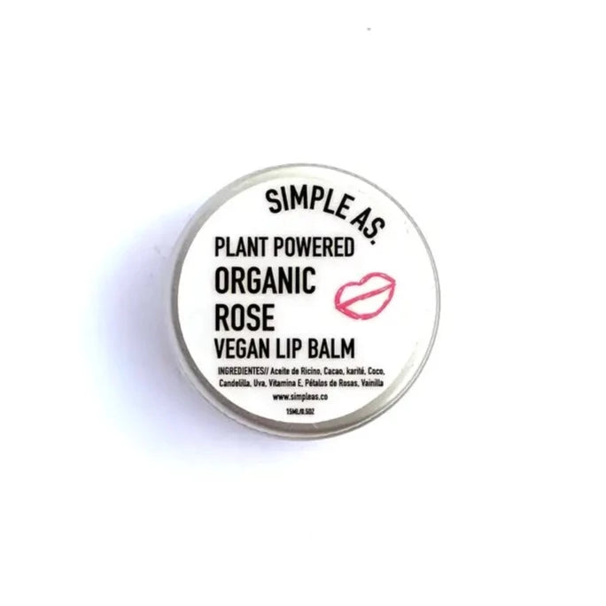 Bálsamo labial de Pétalos de rosa Simple As